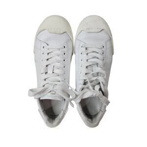 Marni Womens Dada Bumber White Leather Low Cut Sneakers Size 6